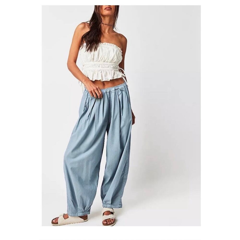 Free People To the Sky Parachute Pants, Size XS